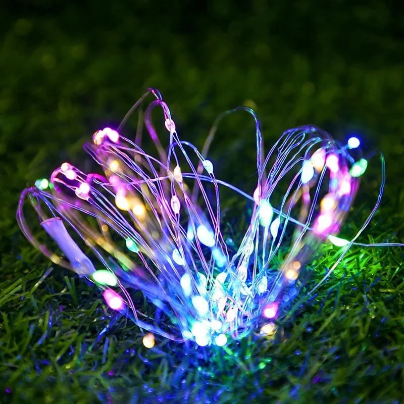 20M LED lumières fil de cuivre chaîne lumières USB guirlande fée éclairage cordes pour vacances noël