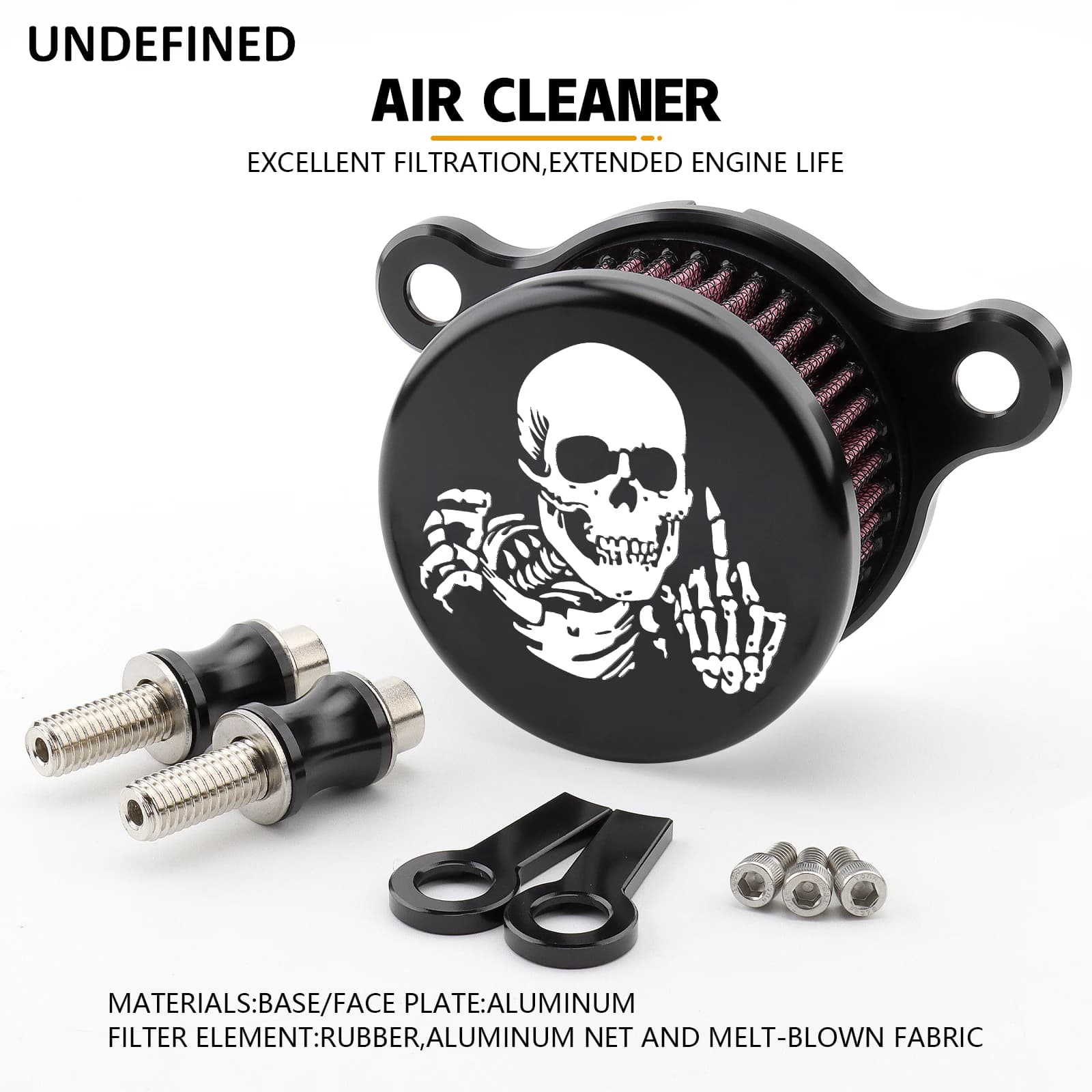 Système d'admission de filtre à Air de crâne de moto pour Harley Sportster XL883 XL1200 Iron 883 qua