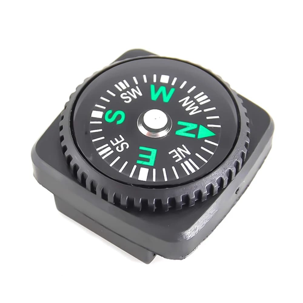 Mini boussole de bracelet Portable détachable, 10 pièces/lot, pour Camping en plein air, randonnée, 