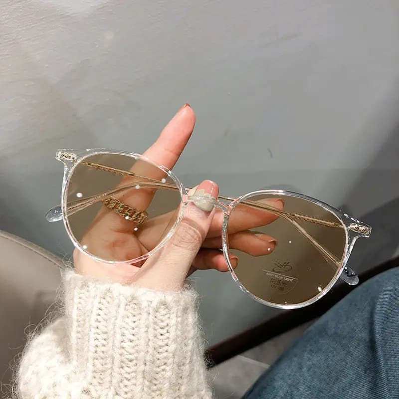 Lunettes de soleil unisexes pour l'extérieur, photosensibles, couleur changeante, Style coréen, mont