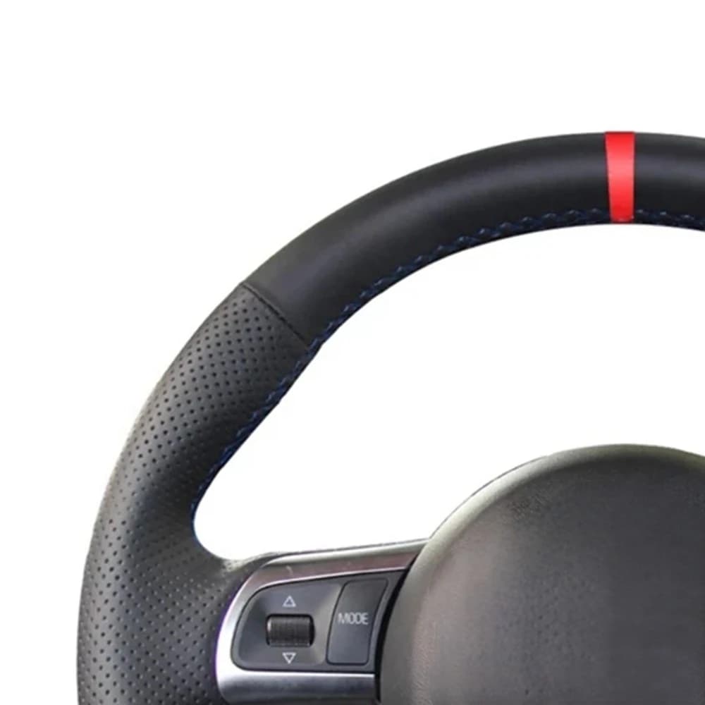 Housse de volant de voiture en cuir artificiel noir antidérapant, pour Audi TT TTS (8J) 2006-2014 A3