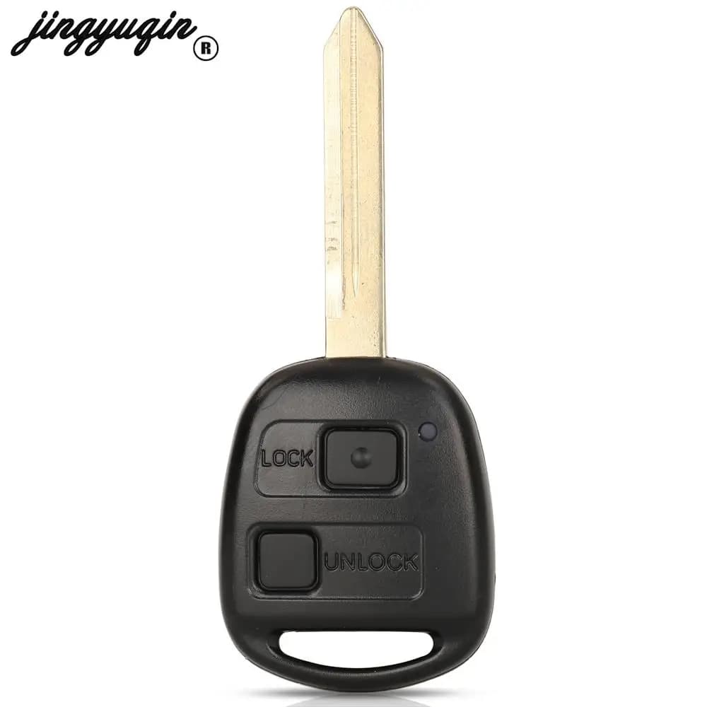 Jingyuqin 89071-0D030 alarme de clé de voiture à distance 433MHZ pour Toyota Yaris Avensis Corolla F