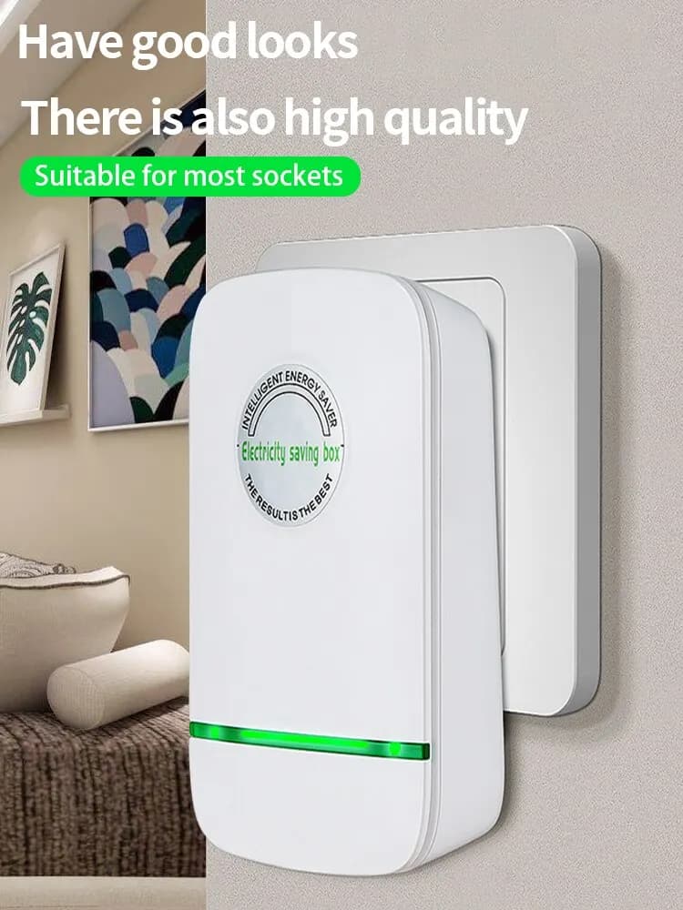Adaptateur électrique économiseur d'énergie vert de prise compatible avec les Etats-Unis et l'Europe