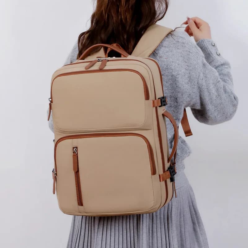 Sac à dos unisexe de grande capacité extensible, sac de voyage pour ordinateur portable, sac à bando