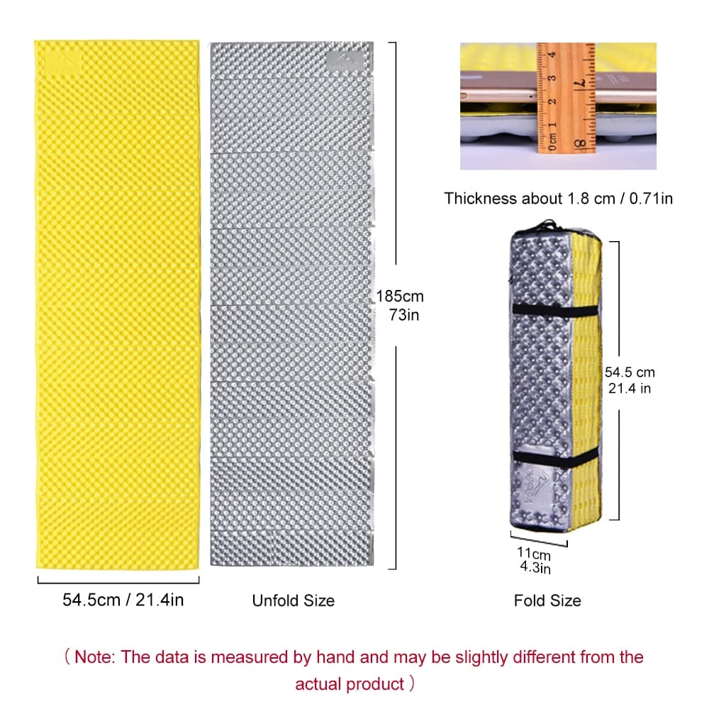 ESEA-Matelas de couchage en mousse portable, couverture imperméable et résistante à l'humidité, équi