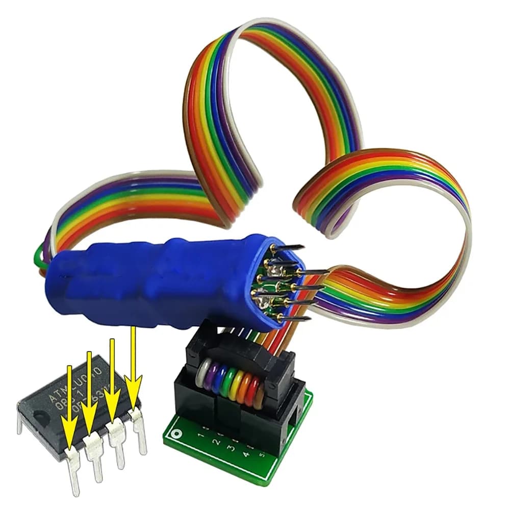 Sonde de test DIP8 IC pour BIOS 93/2023, programmeur CH34l'autorisation/EZP2019/25/24/13/TL866ii PLU