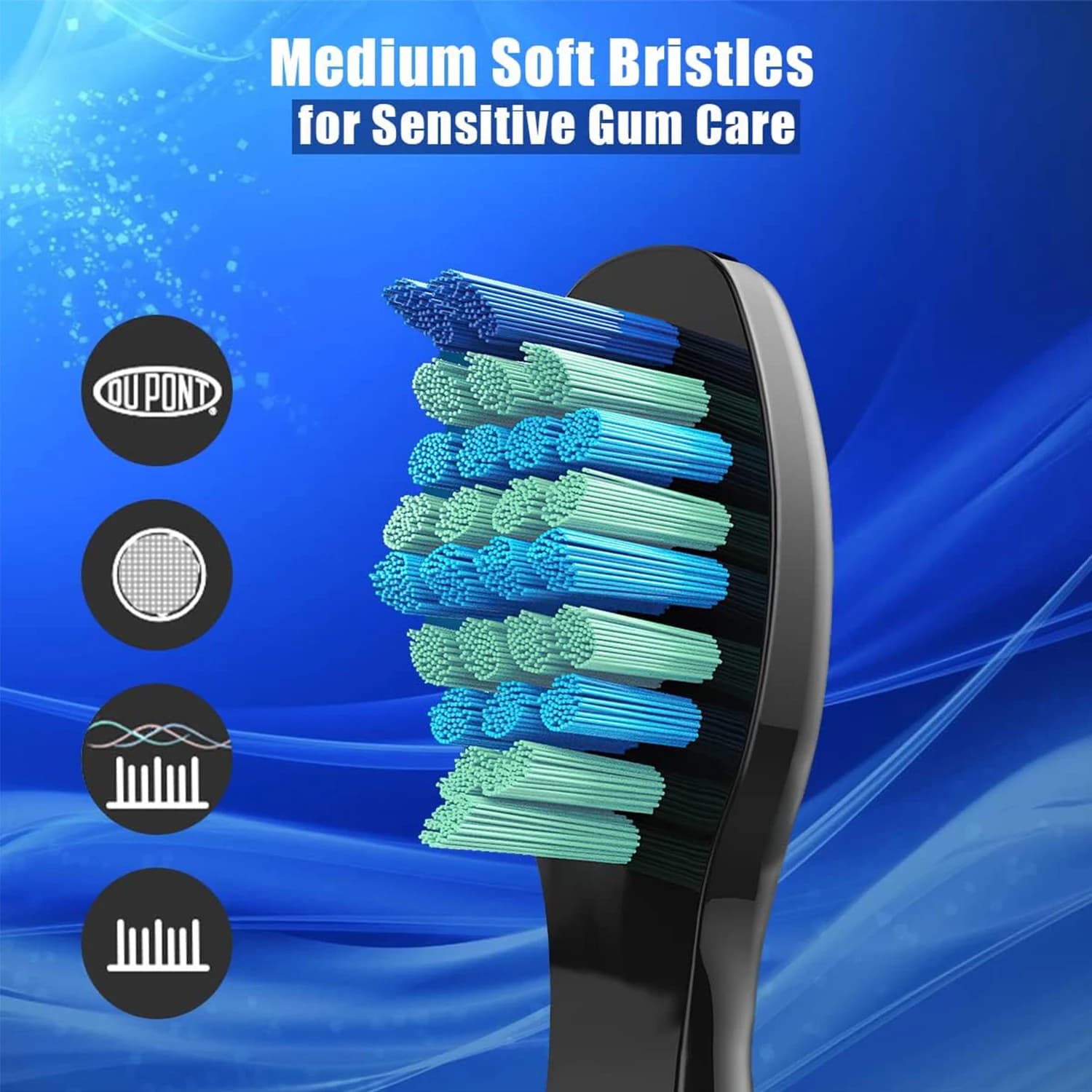 Têtes de rechange pour brosse à dents électrique, 4/5/10/20 pièces, compatibles avec SEAGO SG910/507