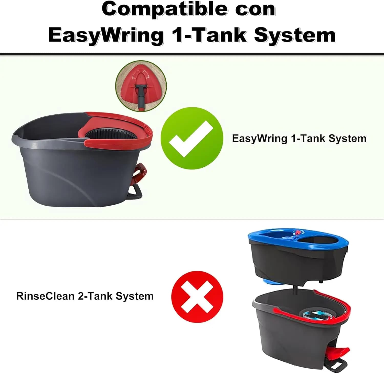 Têtes de Rechange serpillière pour Vileda Turbo 2 en 1, EasyWring & Clean Spin Mop, recharges de têt