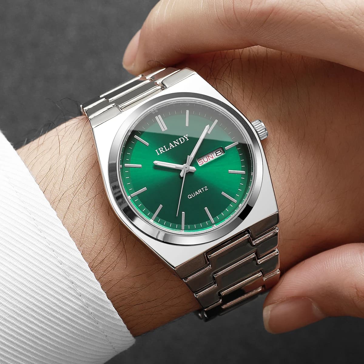 Montres d'affaires de luxe pour hommes, montres-bracelets à Quartz avec calendrier, horloge Reloj Ho