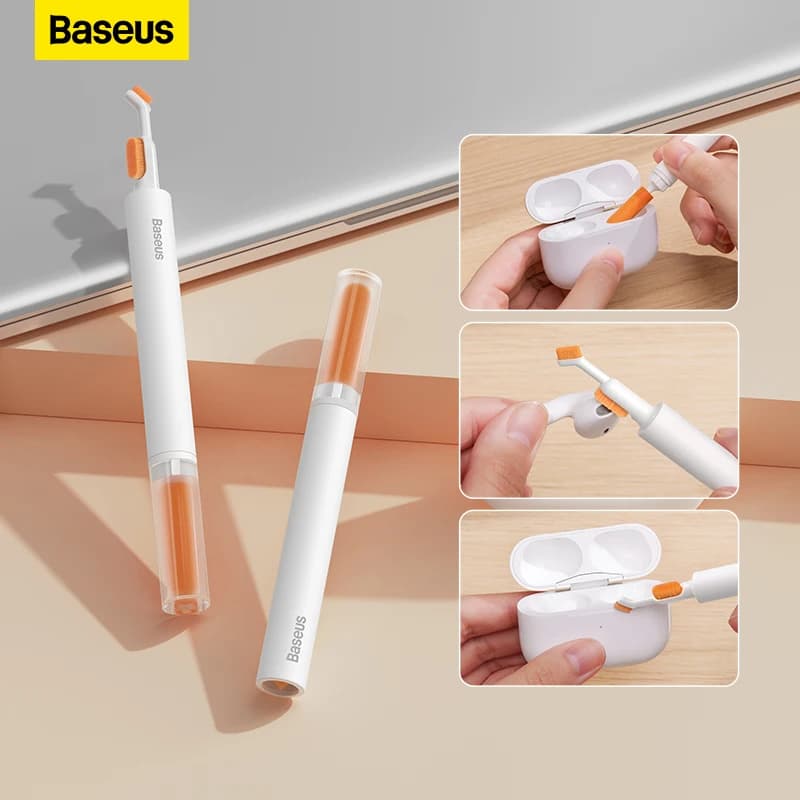 Baseus brosse de nettoyage écouteurs Bluetooth outil de nettoyage Kit de nettoyage pour Airpods Pro 
