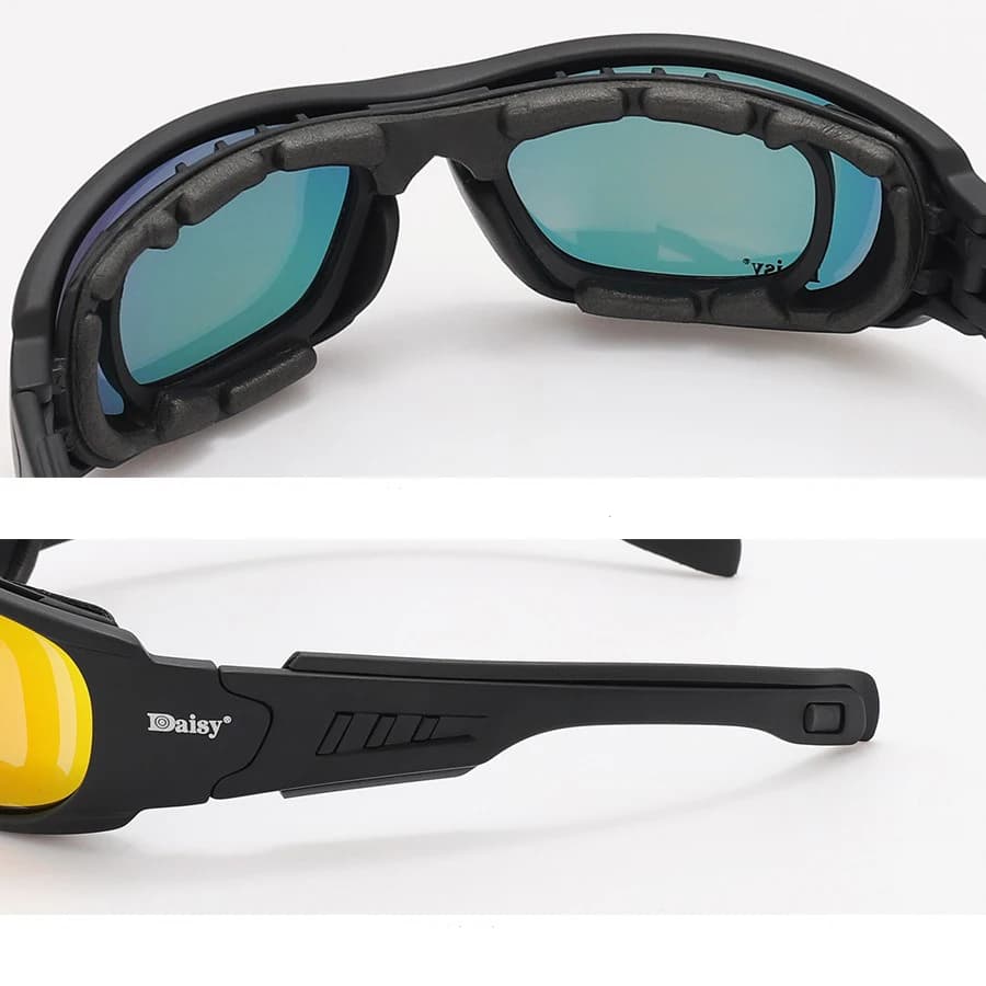 Destroy AndrC6-Lunettes de soleil polarisées militaires pour hommes, pare-balles, airsoft, lunettes 