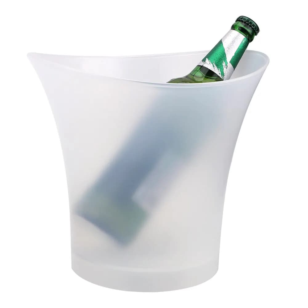 5L 6 Couleur LED Seau À Glace Étanche En Plastique Allumer Champagne Bière Seaux Pour Bars Discothèq