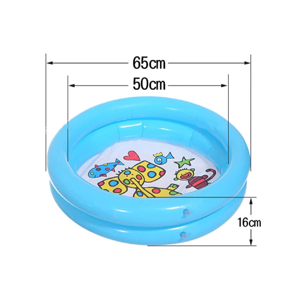 Piscine gonflable intérieure et extérieure en PVC, piscine épaisse de dessin animé pour enfants en b
