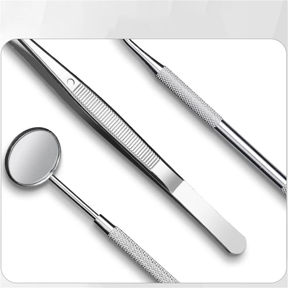 Miroir dentaire faucille tartre détartreur dents cueillette spatule équipement de laboratoire dentai