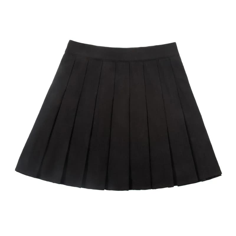 Sans Shorts femmes jupes taille haute a-ligne femme jupe plissée mode d'été femme Mini Harajuku dame
