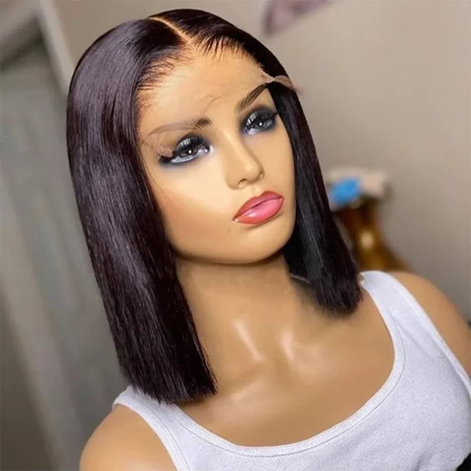 250% densité 13x4 dentelle frontale perruques soyeux droite cheveux humains 4x4 5x5 HD dentelle avan