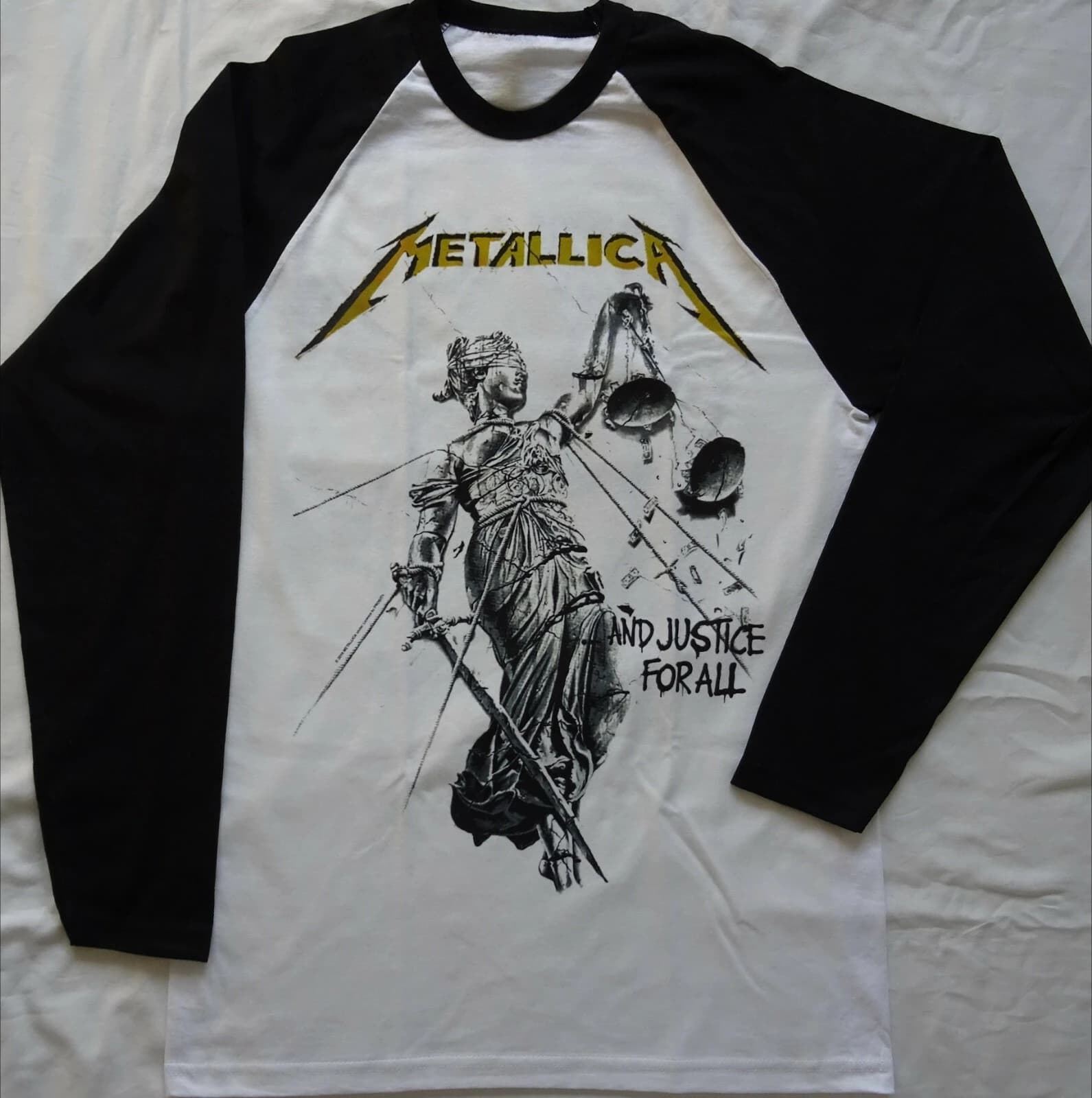 T-shirt à manches longues unisexe de la nouvelle groupe de pop Metallica, chemise à la mode, style s