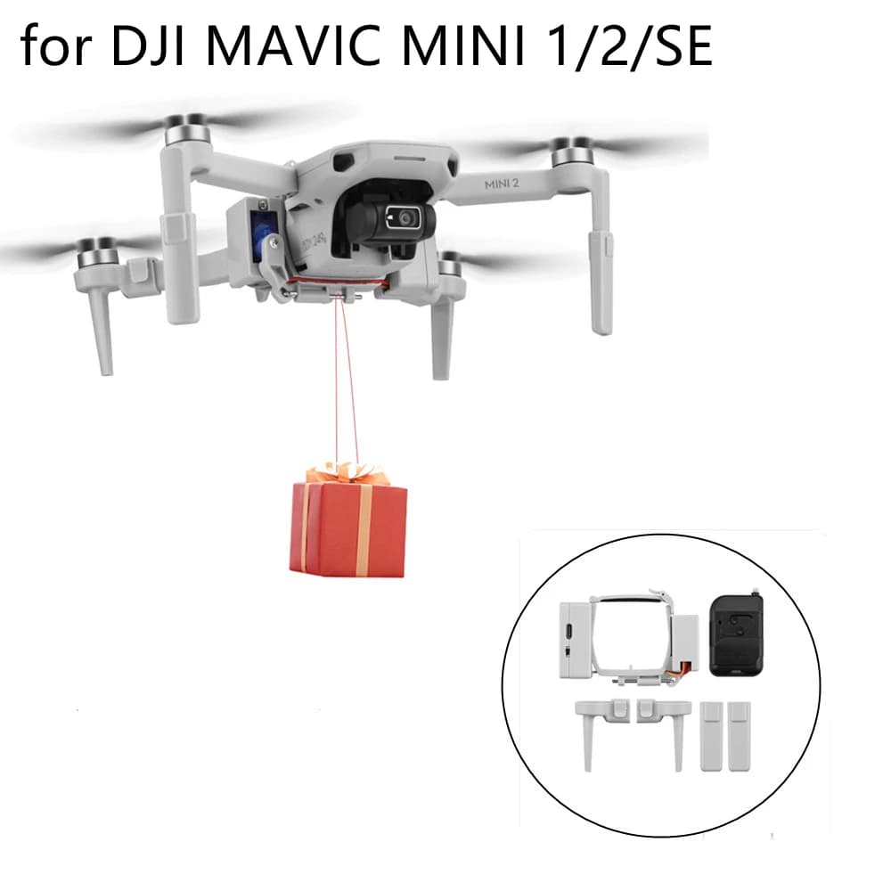 Lanceur de système Airdrop pour DJI MINI 4K, MAVIC MINI 1, 2, SE, appâts de pêche, système Airdrop p
