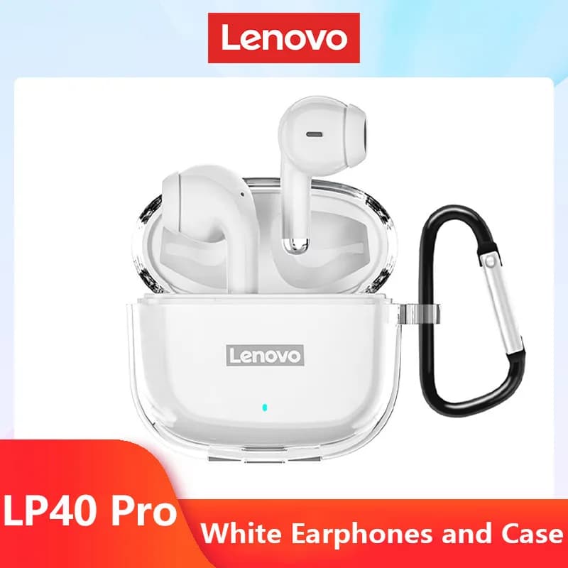 Choix Lenovo LP40 Pro sans fil Bluetooth 5.1 écouteur étanche sport casque HiFi stéréo casque étui b