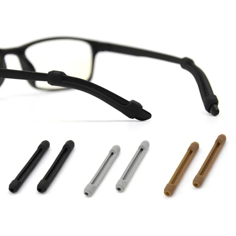 Housse antidérapante pour lunettes, crochet d'oreille en Silicone, support antidérapant pour lunette