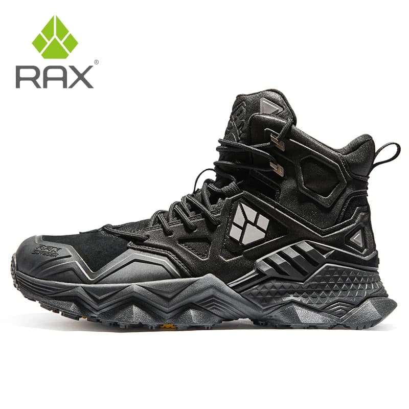 Rax peau de vache chaussures de randonnée hommes imperméable en plein air escalade bottes de chasse 