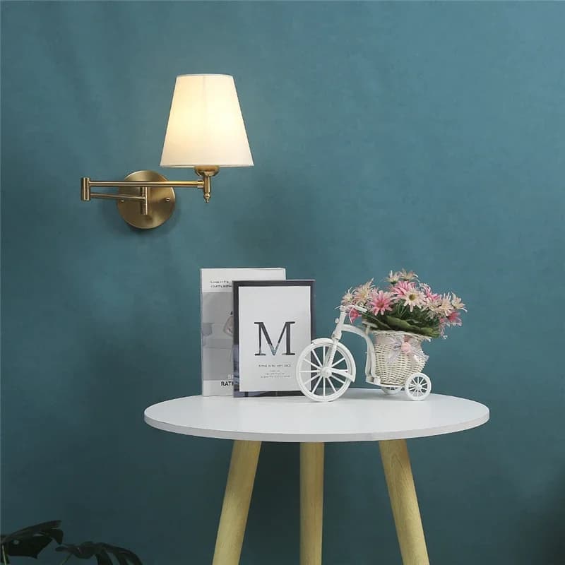 Lampes murales pliantes réglables nordiques bras à bascule rotatif luminaires moderne minimaliste ch