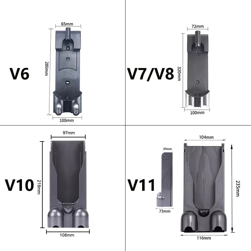 Base de chargeur de Station d'accueil pour aspirateur Dyson V6 V7 V8 V10 V11 V15, support de rangeme