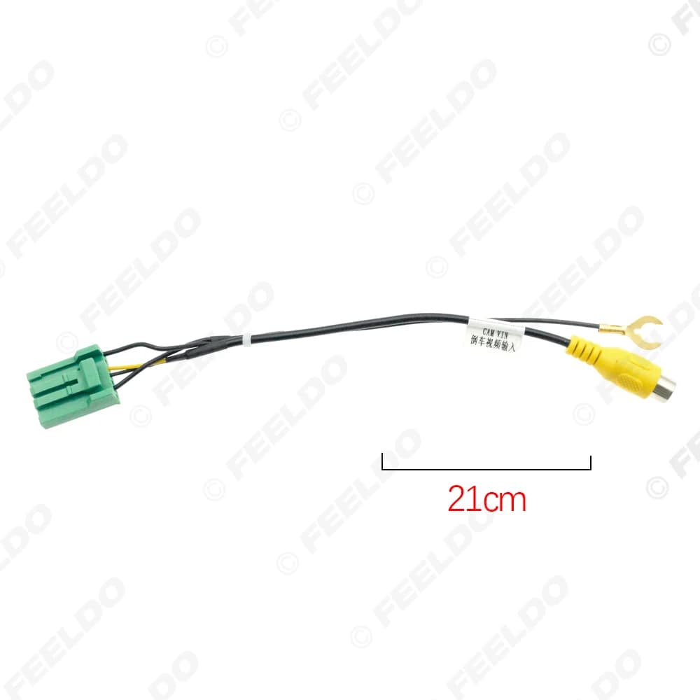 Câble d'entrée de caméra FEELDO à l'adaptateur radio 2VNO pour l'écran OEM CR-V(07-11)/Accord(03-08)