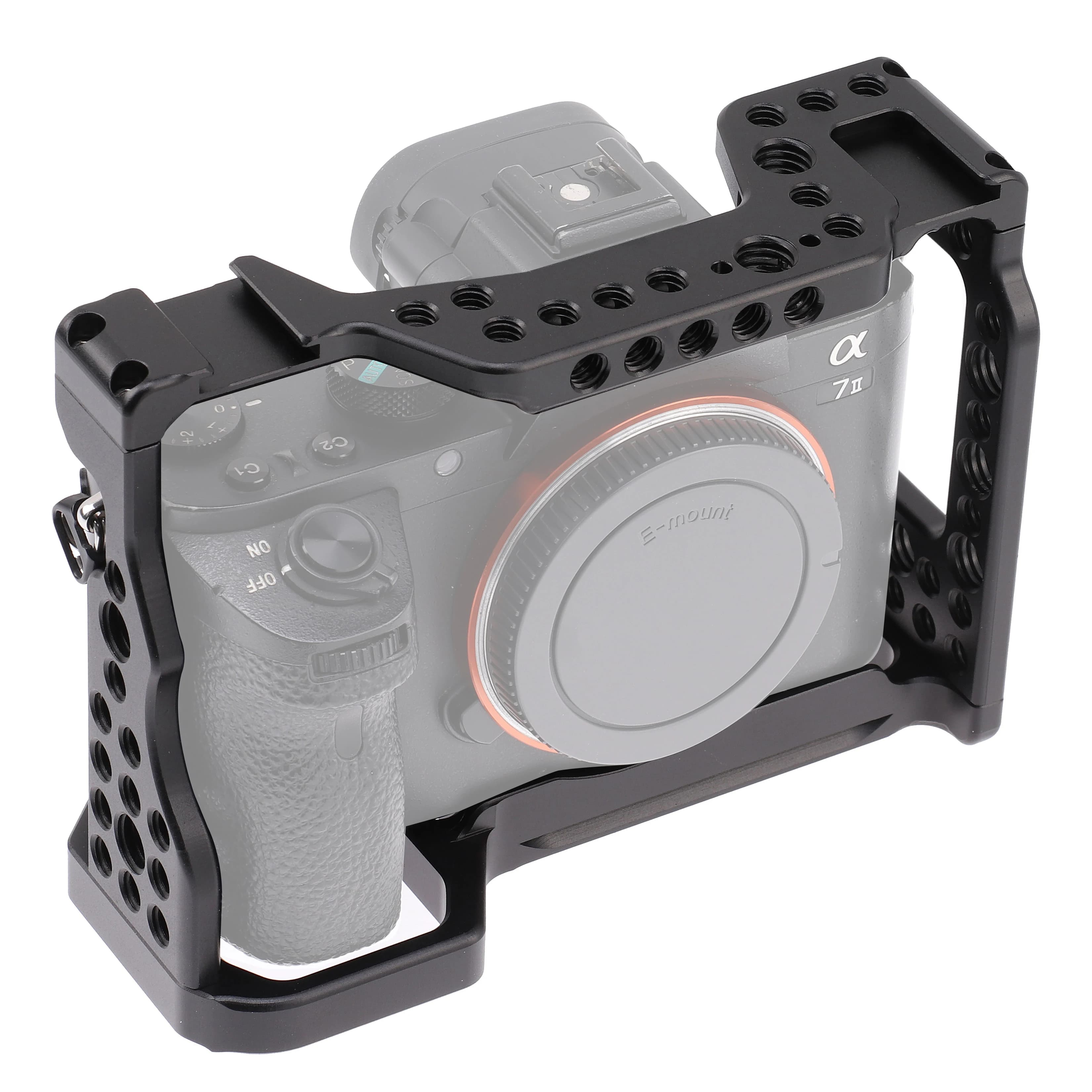 Cage de caméra pour Sony A9 A7RIII A7III A7M3, Cage de lapin en alliage d'aluminium avec support de 