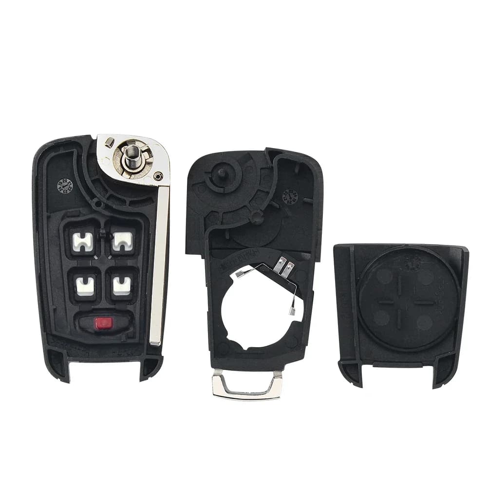 KEYYOU – coque de clé télécommande pliante, 10 pièces, pour Chevrolet Cruze Epica Lova Camaro Impala