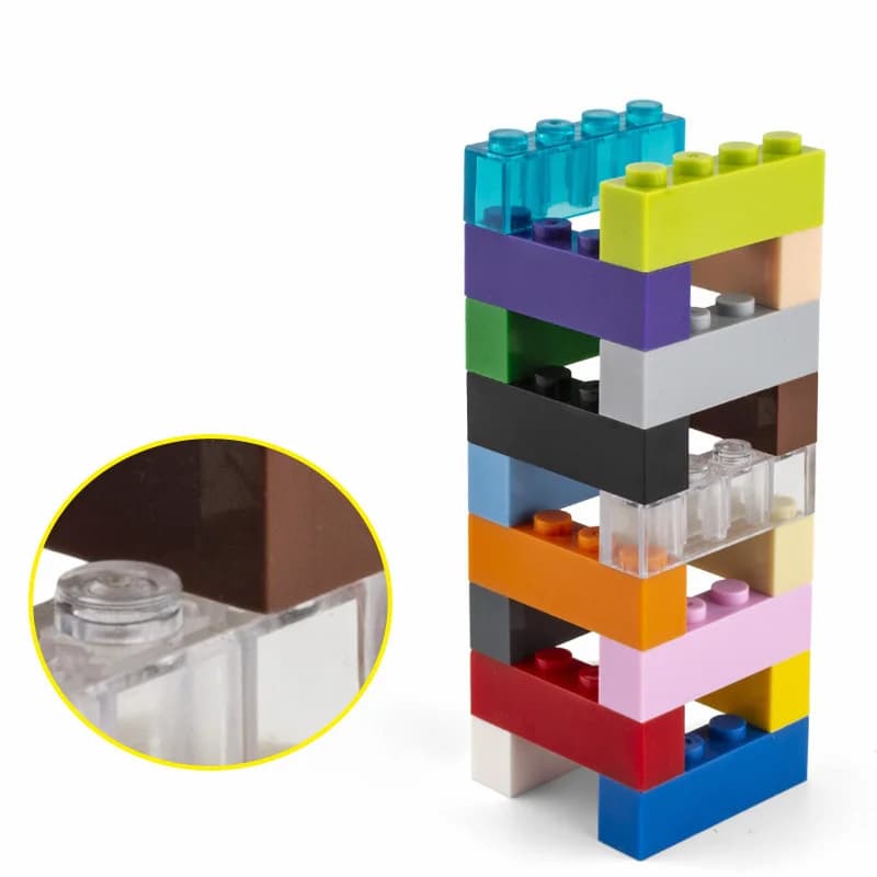 Blocs de construction en briques hautes 1x4, petites particules 100g, 3010 pièces, blocs de bricolag