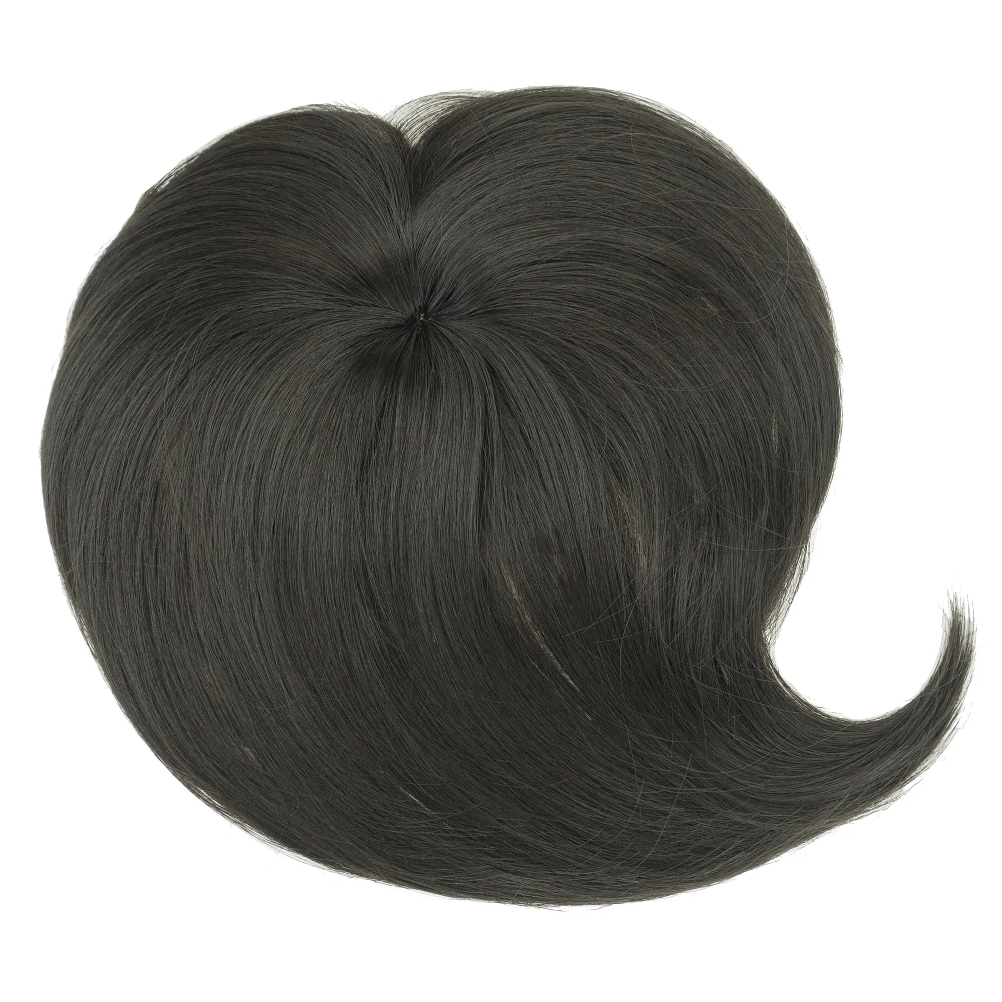 Soowee cheveux synthétiques Topper avec frange Invisible 3D cheveux toupet postiches fermetures de c