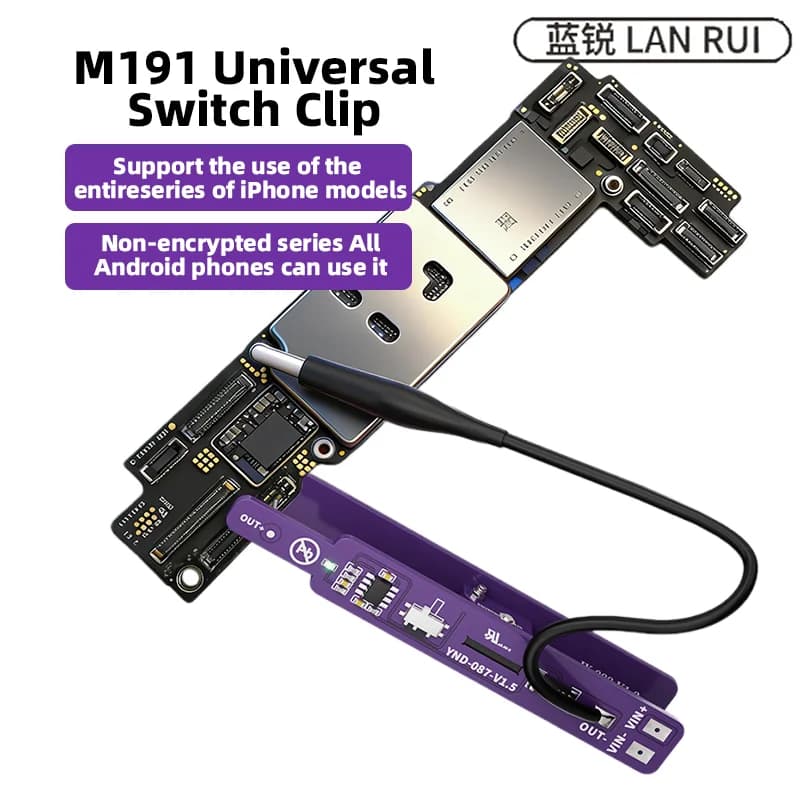 Clip universel Lanrui M191 pour alimentation, détection de fuite de courant en 2 modes pour la répar