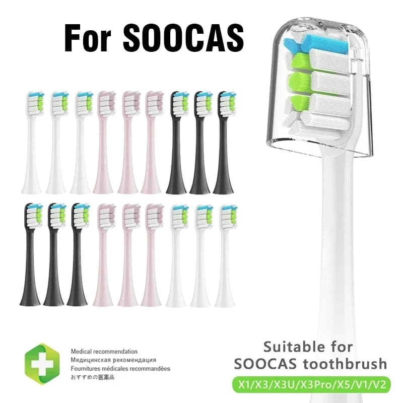 Tête de brosse de rechange pour brosse à dents électrique sonique Xiaomi Soocas X5 X3 X1 X3U SOOCARE