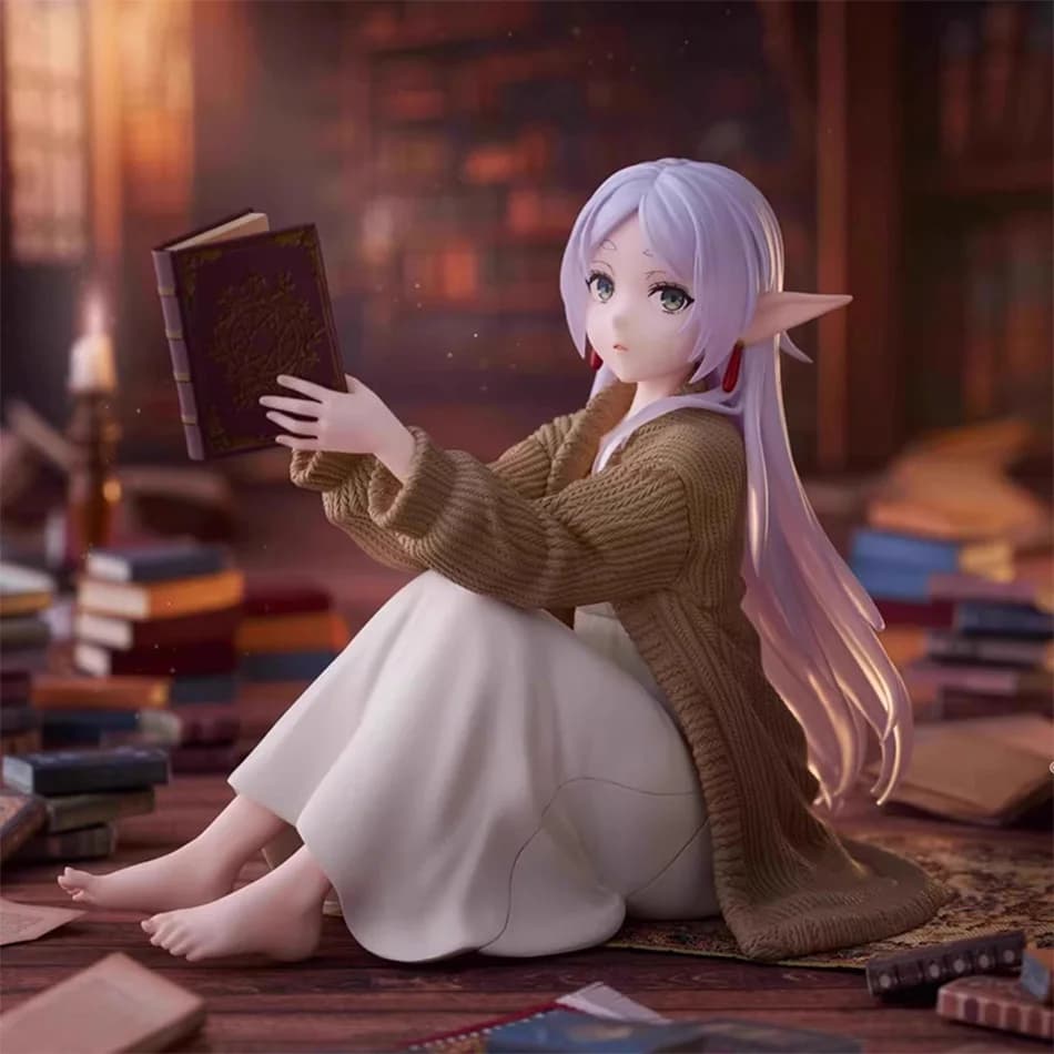 12CM Frieren au-delà du fin du voyage Frieren Anime Figure bureau mignon costume de nuit Frieren Fig
