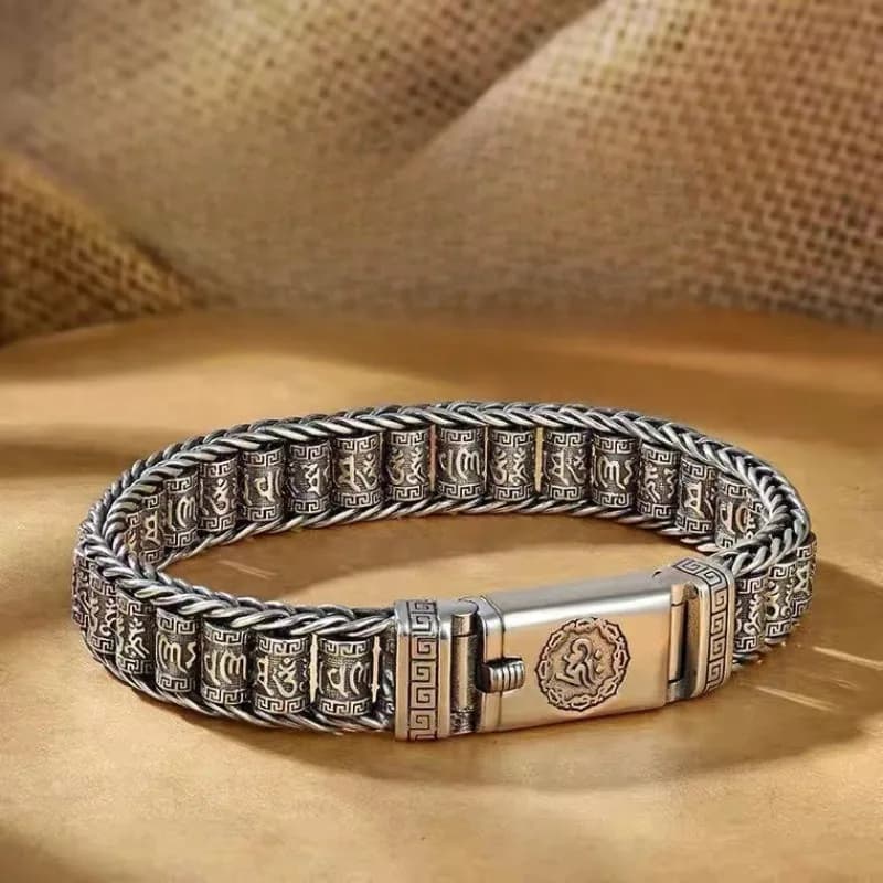 Bracelet en argent sterling 925, bracelet vintage pour homme et femme, bijoux de mode simples pour f