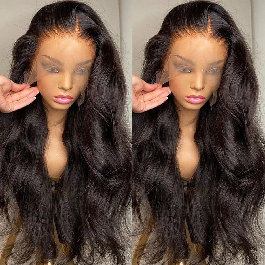 Perruque Lace Front Wig Body Wave 360 Naturelle, Cheveux Humains, 13x4, 13x6, HD, Closure 5x5, 30 32