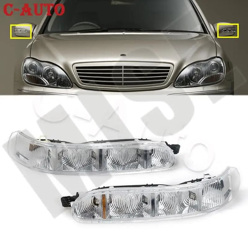Voyant LED de miroir de voiture automatique, source de lampe, clignotant, Mercedes-Benz CL, classe S