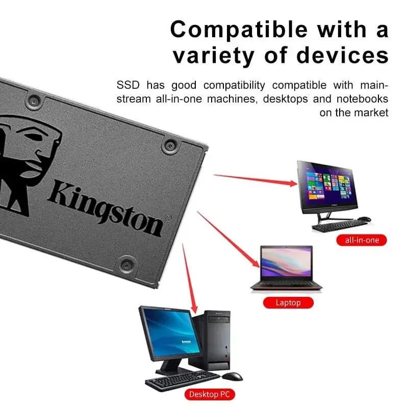 Kingston-Disque dur interne SSD, SATA III, 960 pouces, pour ordinateur portable et de bureau, A400, 