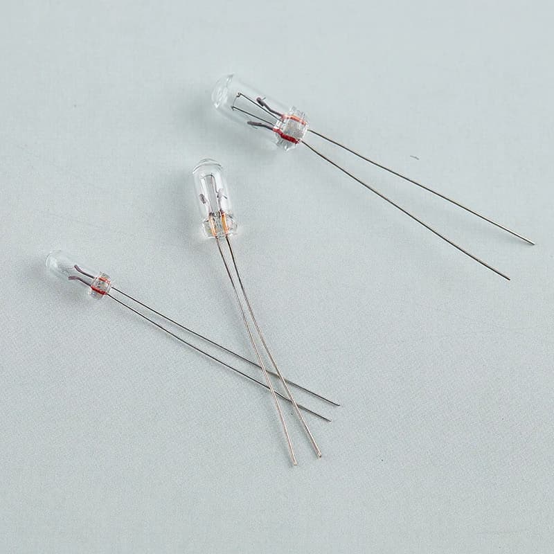 Ampoule l'inventaire à filament de riz Edison In347, 0,07A, 3mm, 4mm, 5mm, 1.5V,3V,6V, 9V,12V, 24V, 