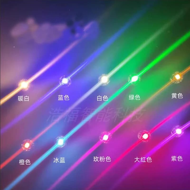 Lampe de contrôle de la lumière magnétique LED super brillante, jouets de bricolage, modèle de conce