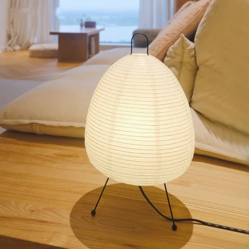 LED lampe de Table moderne minimaliste main berceau Xuan papier pour salon étude chambre hôtel intér