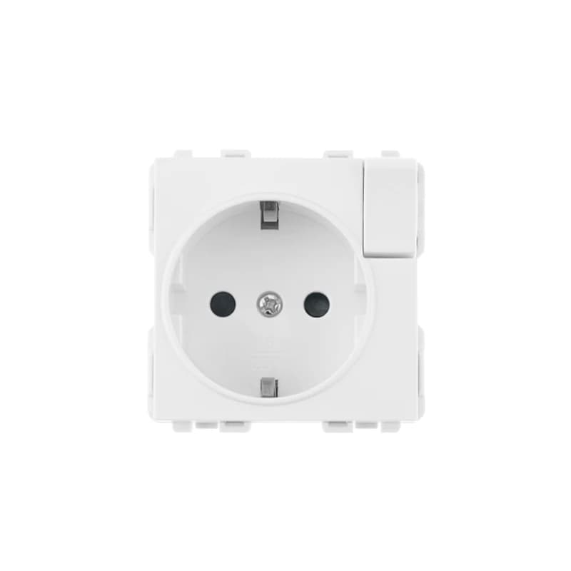 Prise de courant EU avec interrupteur, fonction de prise de courant, accessoire de prise bricolage, 