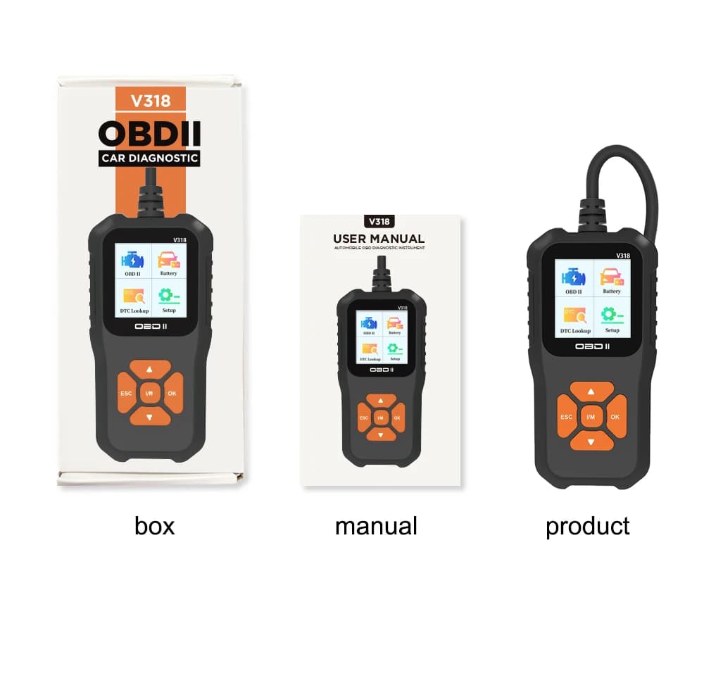Outils de diagnostic de voiture OBD2 complets, lecteur de code automobile professionnel, EAU multili