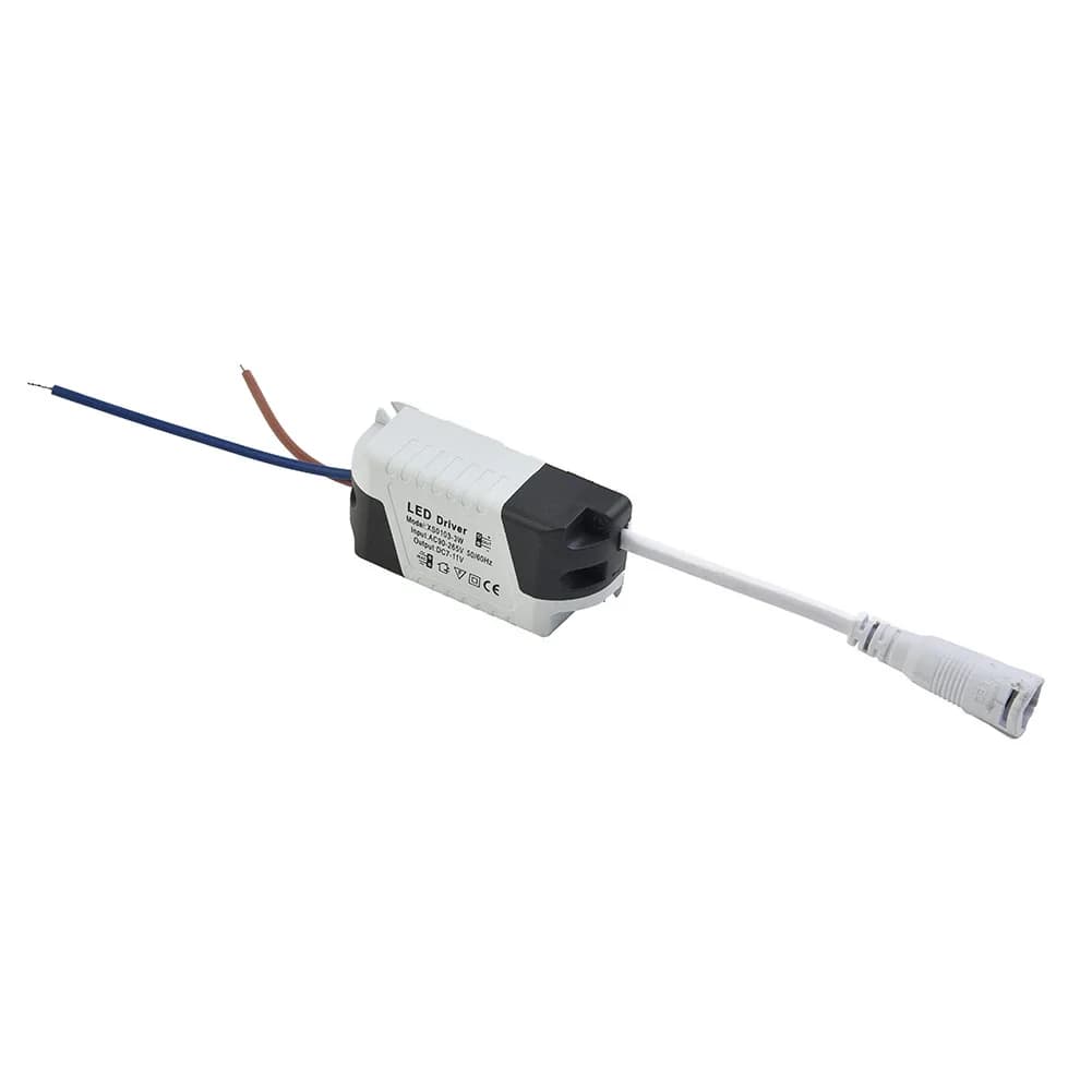 Alimentation LED DC 12-24V, courant constant 265mA, 3W 6W 12W 18W 24W, pour panneaux LED