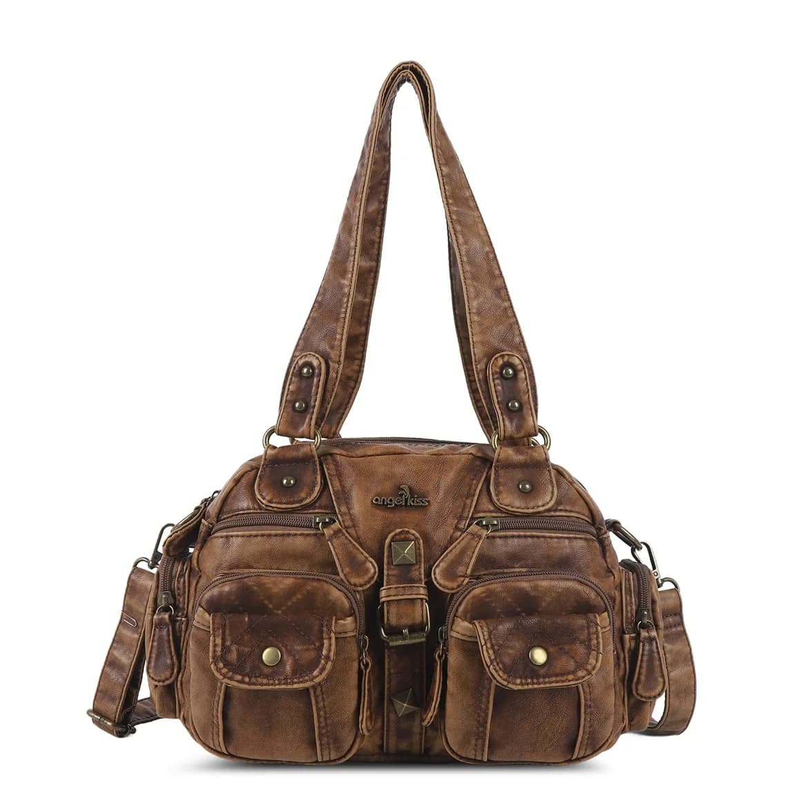 Sac vintage pour femme, petit sac à main, sacoche à poignée supérieure, sac à bandoulière en PU, sac