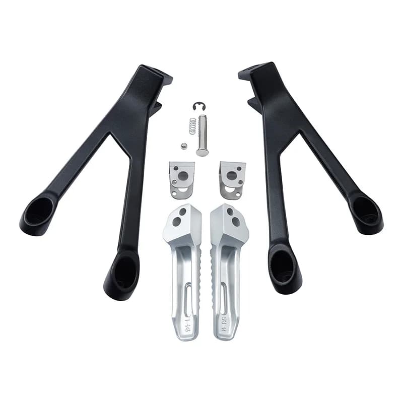 Repose-pieds arrière chromés noirs pour moto, pédale, repose-pieds, BMW M1000RR 2020-2022, S1000RR 2