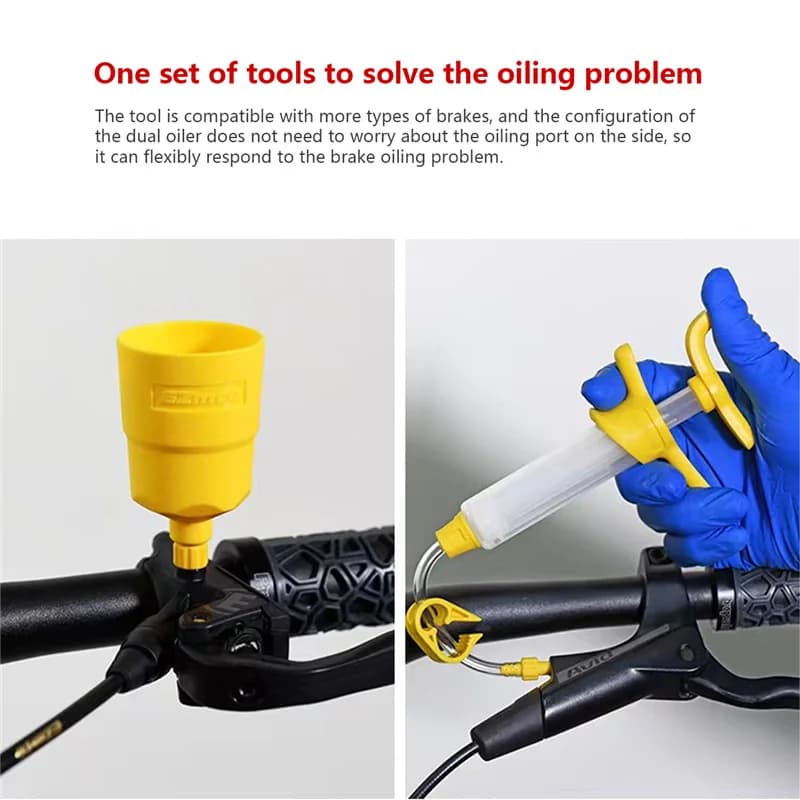 EZMTB Kit de purge de frein hydraulique de vélo liquide minéral DOT pour SHIMANO SRAM outils de répa
