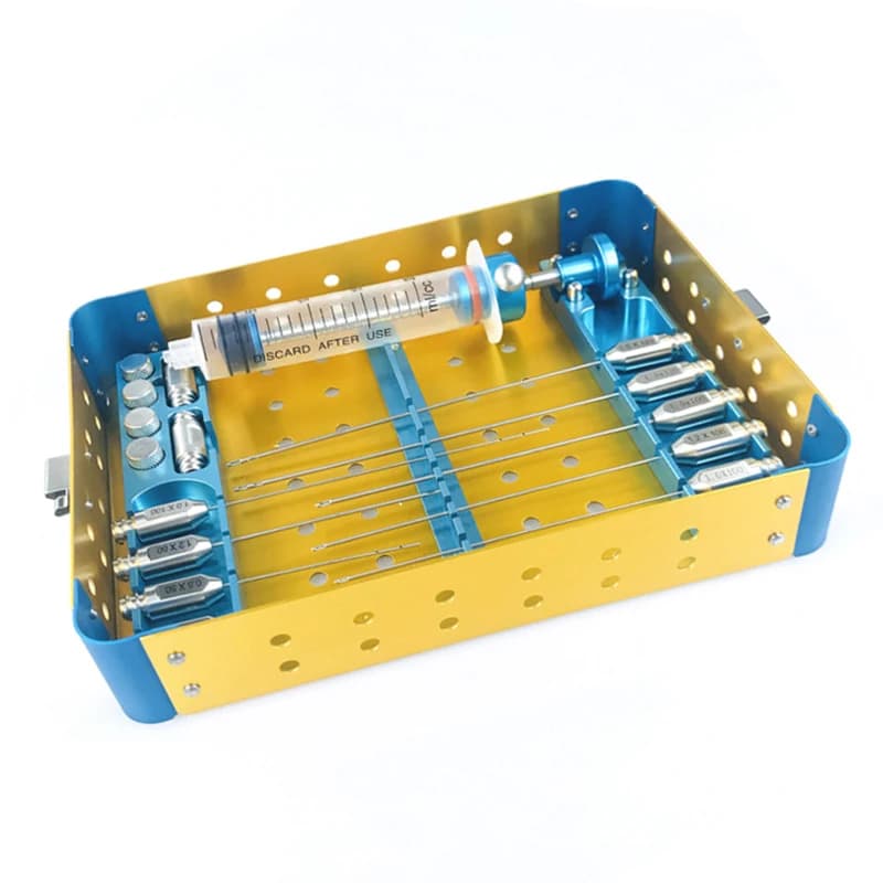 Kit de canule de liposuccion pour le remplissage de graisse qualifiée ale, transfert de graisse, gre