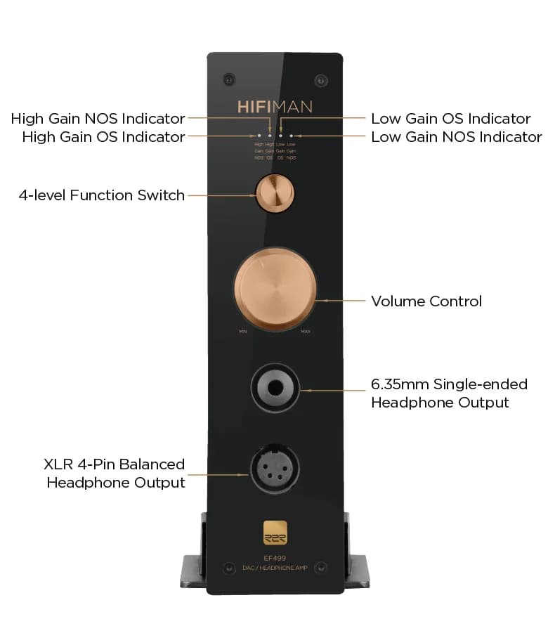 HIFIMAN-Radiateur/amplificateur EF499, support de téléphone pour sauna avec support pour streaming m